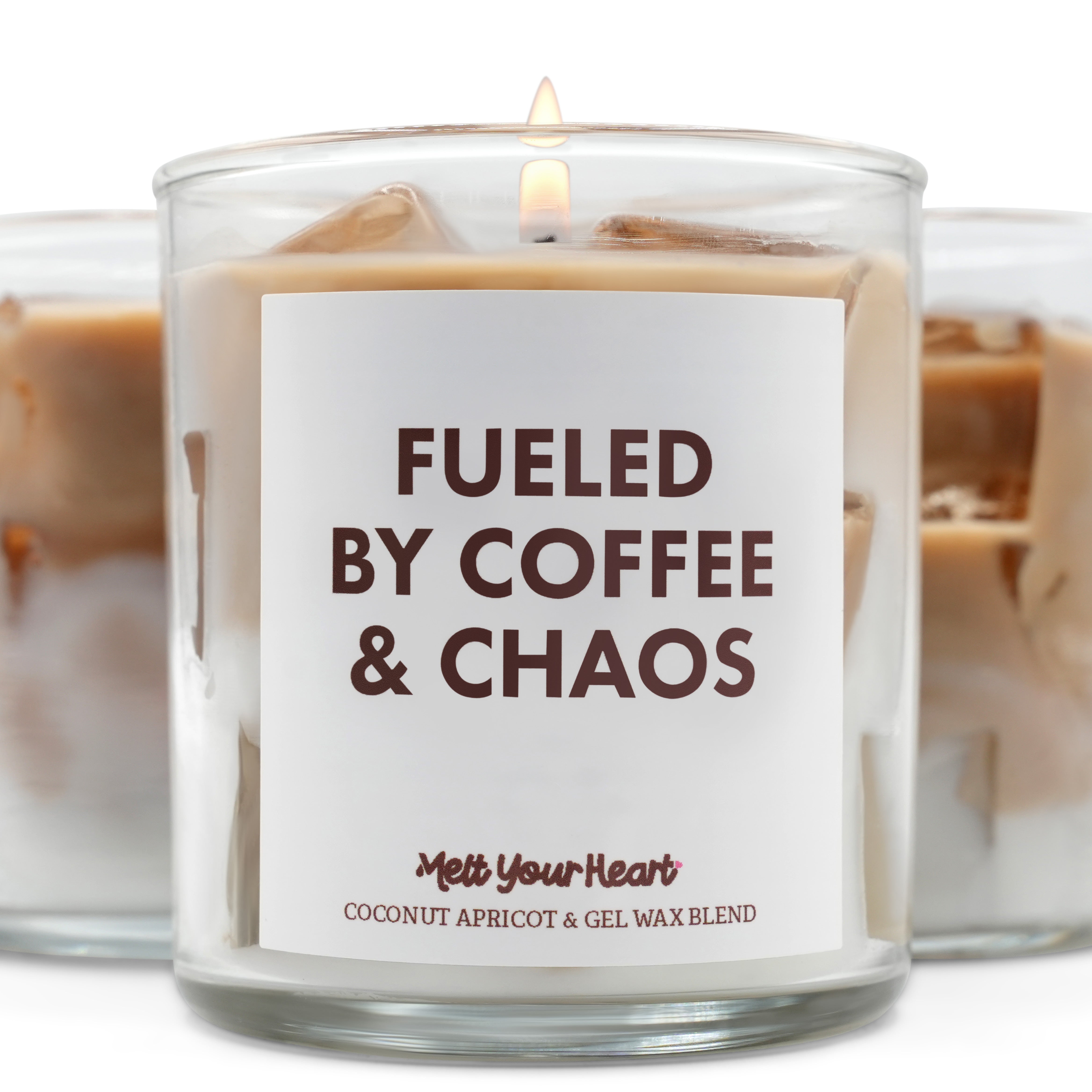 Iced Coffee Candle – Realistic Coffee Scent, 50-Hour Burn