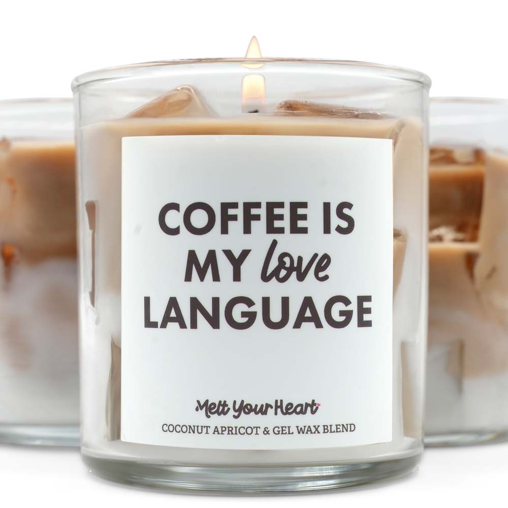 Iced Coffee Candle – Realistic Coffee Scent, 50-Hour Burn